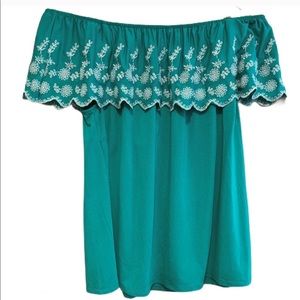 Adrianna Papell Off Shoulder Top NWT